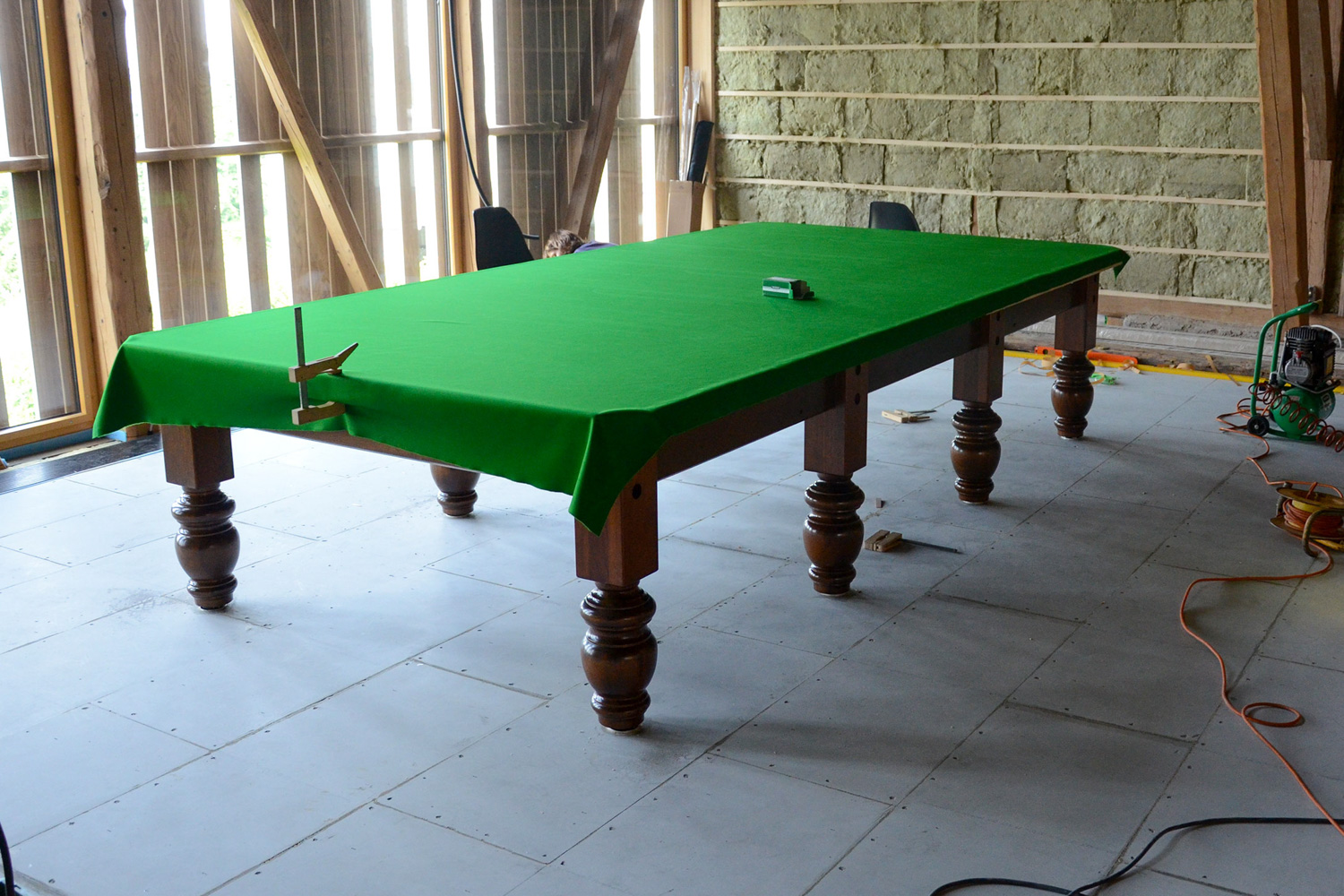 Montage Snookertisch