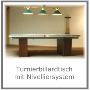 Turniertisch mit Niveliersystem